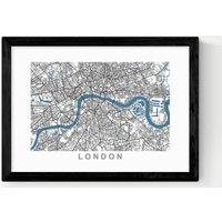 London Map Framed Art