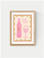 Pale Rose Framed Art