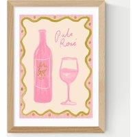 East End Prints Pale Rose Framed Art Natural