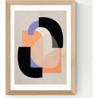 East End Prints Playful Shapes Framed Art Natural