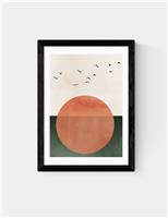 Rising Sun Framed Art