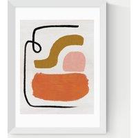 East End Prints Simple Abstract Framed Art White