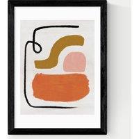 East End Prints Simple Abstract Framed Art Black
