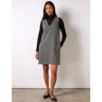 V-Neck Mini Shift Dress