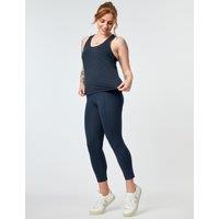 Girlfriend Collective Pocket High Waisted 7/8 Leggings Navy