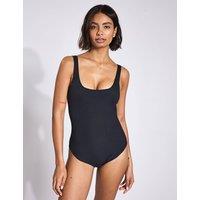 Penny Ribbed Square Neck Bodysuit