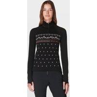 Alpine Betty Jacquard Half Zip Base Layer Top