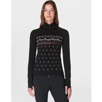 Alpine Betty Jacquard Half Zip Base Layer Top