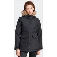 Paveric Faux Fur Trim Hooded Parka Coat