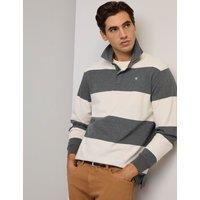 Pure Cotton Striped Long Sleeve Rugby Shirt