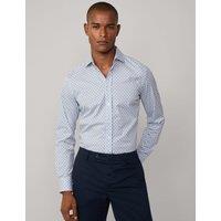 Pure Cotton Foulard Print Oxford Shirt