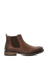Dune London Wide Fit Leather Boots Brown