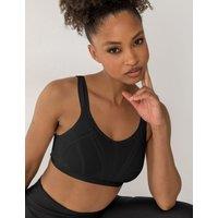 Pour Moi Energy Strive Non Wired Sports Bra (D-H) Black