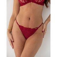 Pour Moi India Lace Thong Red