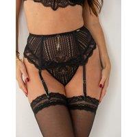India Demilicious Linear Lace Suspender