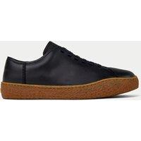 Leather Lace Up Trainers