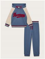 2pc Pure Cotton Hoodie and Joggers Set (2-13 Yrs)