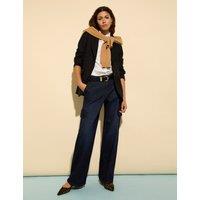 Mid Rise Wide Leg Cargo Jeans