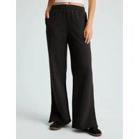 Open Ended Cotton Rich Wide Leg Joggers