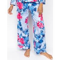 Cotton Modal Floral Wide Leg Pyjama Bottoms