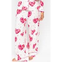 Cotton Blend Heart Pyjama Bottoms