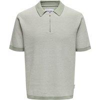 Pure Cotton Half Zip Polo Shirt