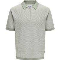 Pure Cotton Half Zip Polo Shirt