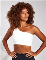 Bianca One Shoulder Non Wired Sports Bra
