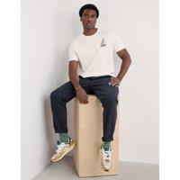 Pure Cotton Boat Graphic T-Shirt