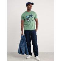 Pure Cotton Abstract Print T-Shirt