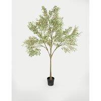 7ft Artificial Ficus Anastasia Tree in Pot