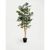 5ft Artificial Lemon Tree in Pot