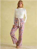 Pure Cotton Ditsy Floral Pyjama Bottoms