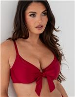 Pour Moi All Yours Satin Wired Bra (B-G) Red