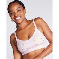Floral Ribbed Non Wired Nursing Bralette
