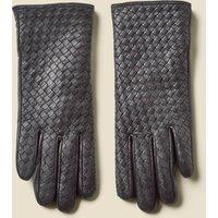 Leather Woven Gloves