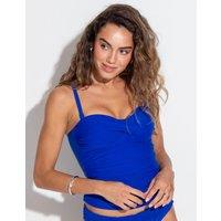 Free Spirit Twist Front Bandeau Tankini Top