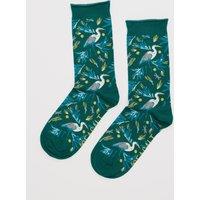 Patterned Ankle High Socks