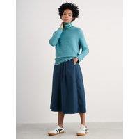 Pure Cotton Textured Crew Neck Jumper