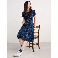 Cotton Rich Polka Dot Midi Skater Dress