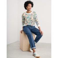 Pure Cotton Floral Sweatshirt