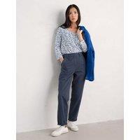 Cotton Blend Geometric Top