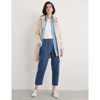 Waterproof Pure Cotton Hooded Longline Mac