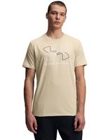 Under Armour Foundation Cotton Rich Sports T-Shirt Beige
