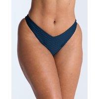 Marguerite Textured Brazilian Bikini Bottoms