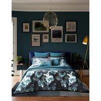 Pure Cotton Sateen Painted Blooms Bedding Set