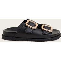 Monsoon Strappy Footbed Sandals Black Mix