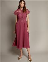 Lace Midi Skater Dress