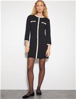 Monsoon Knitted Knee Length Jumper Dress Black