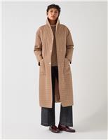 Quilted Padded Longline Coat